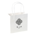 Simple Design Skincare Black White Paper Bag Packaging